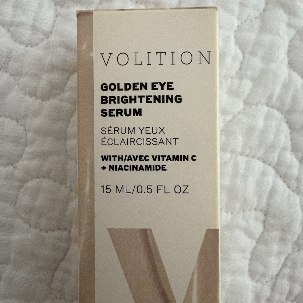 NIB Volition Golden Eye Brightening Serum
